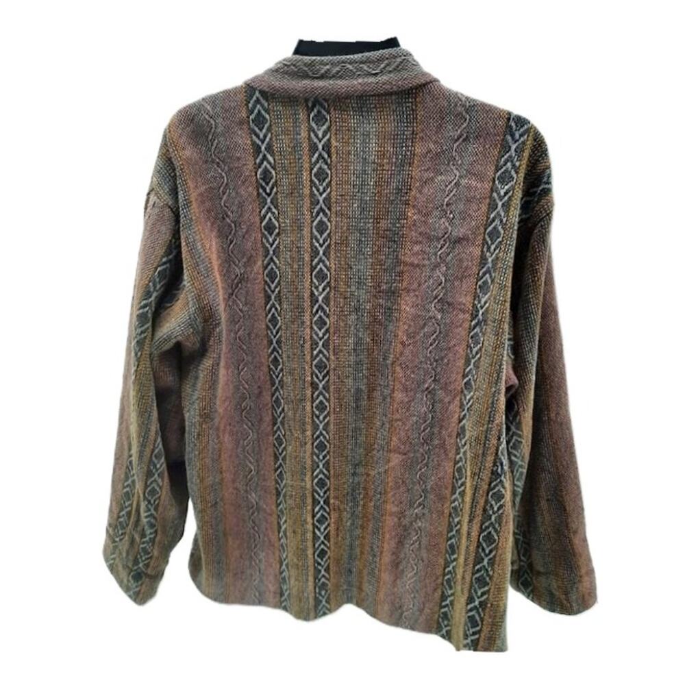 Orvis Indie Tweed Cotton Button Lined Blazer Jacket L Vintage - Picture 5 of 7